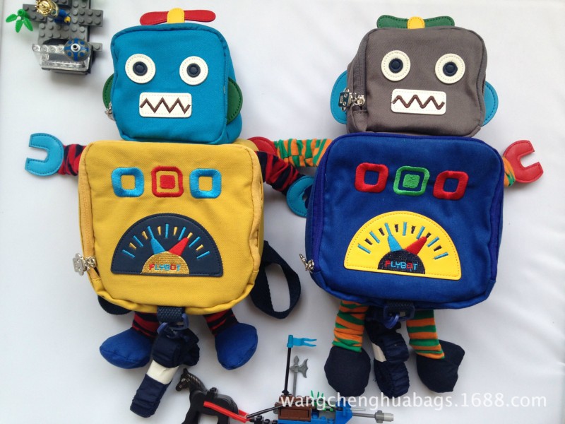 創意款幼兒背包韓國新款機器人系列幼兒孩超酷兒童防走丟失學步包批發・進口・工廠・代買・代購
