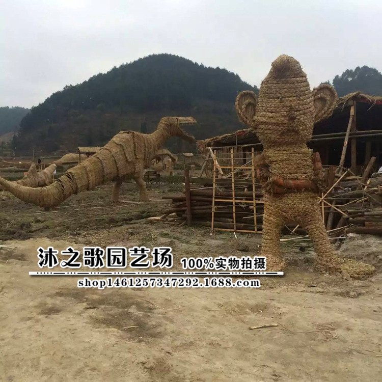 稻草人工藝品 草人藝術手工乾稻草編製民間藝術編製藝術稻草人工廠,批發,進口,代購