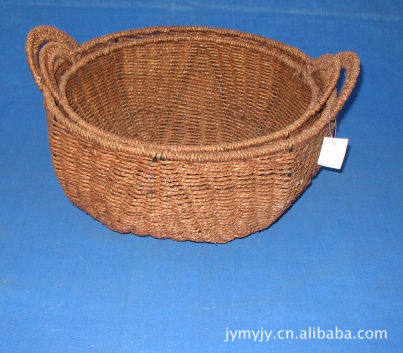 供應編織三角草籃/水果籃/包裝籃 工藝品 > 植物工藝品 民間手工工廠,批發,進口,代購