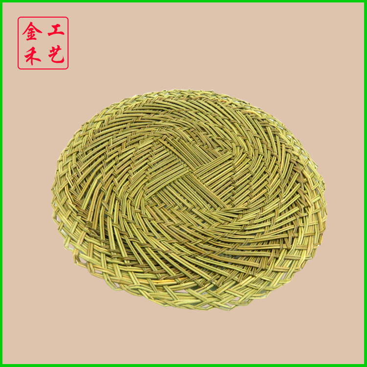 廠傢熱銷 天然圓形草墊 優質草編織蒸籠墊工廠,批發,進口,代購