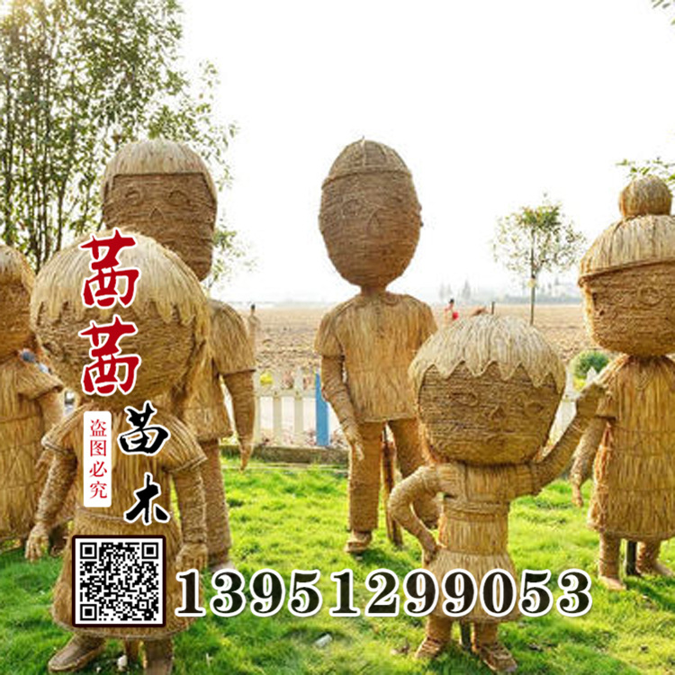 耐老化稻草 人稻草人工藝品加工設計製作 稻草人 稻草人雕塑工廠,批發,進口,代購
