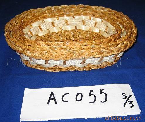 供應純手工編織精美芒製編織籃子，托盤包裝籃麵包籃食品籃禮品籃工廠,批發,進口,代購
