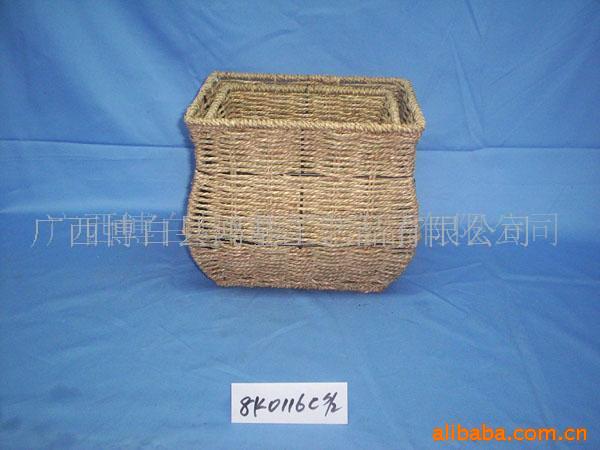 供應劍麻編織工藝品燈飾 水草籃 植物編織籃工廠,批發,進口,代購