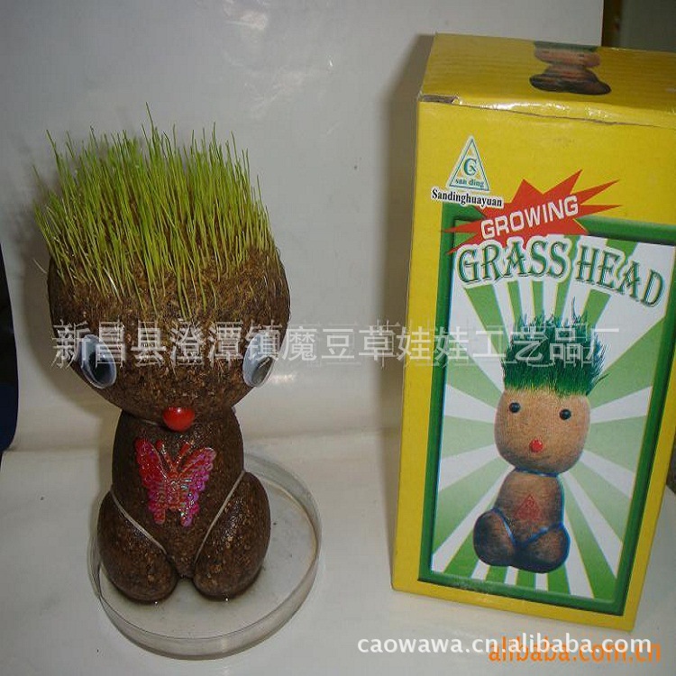 款式多樣的草娃娃 動物類形狀 可愛 草頭娃娃,專利產品  2元禮品工廠,批發,進口,代購