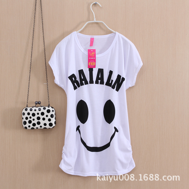 韓版 女裝 夏裝短袖 新款女款 短袖 蝙蝠衫 女生蝙蝠袖C03工廠,批發,進口,代購