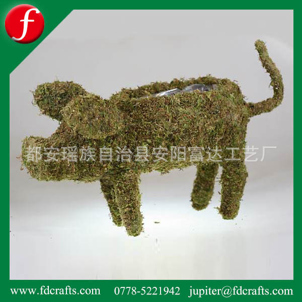 蘚苔藤編動物植物工藝品  園藝插花籃 傢居裝飾物工廠,批發,進口,代購