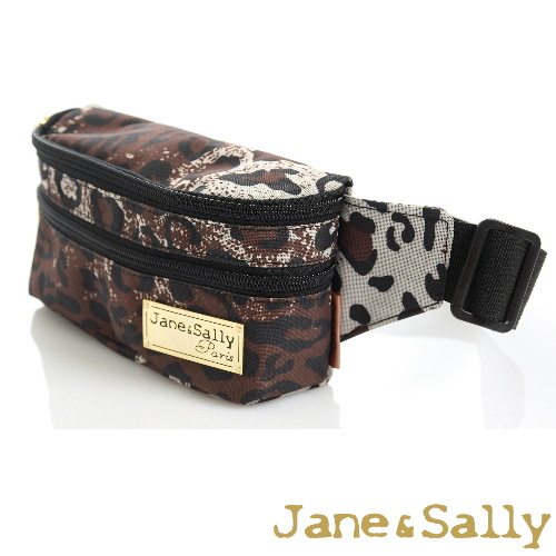 【JaneSally】Style系列時尚尼龍腰包 小包 (豹紋)批發・進口・工廠・代買・代購