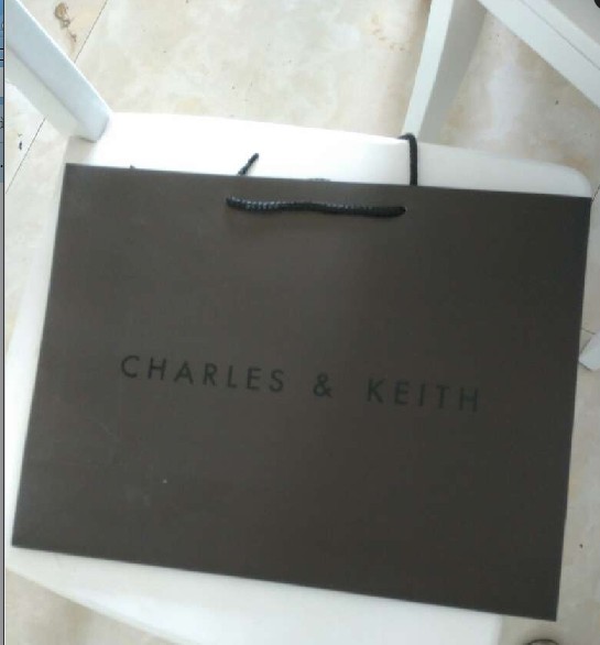 Charles&Keith專櫃紙袋小CK購物紙袋工廠,批發,進口,代購