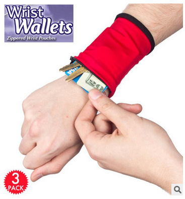 wrist wallets運動手腕套 戶外手腕包 多功能手腕套 鑰匙套 簡裝工廠,批發,進口,代購