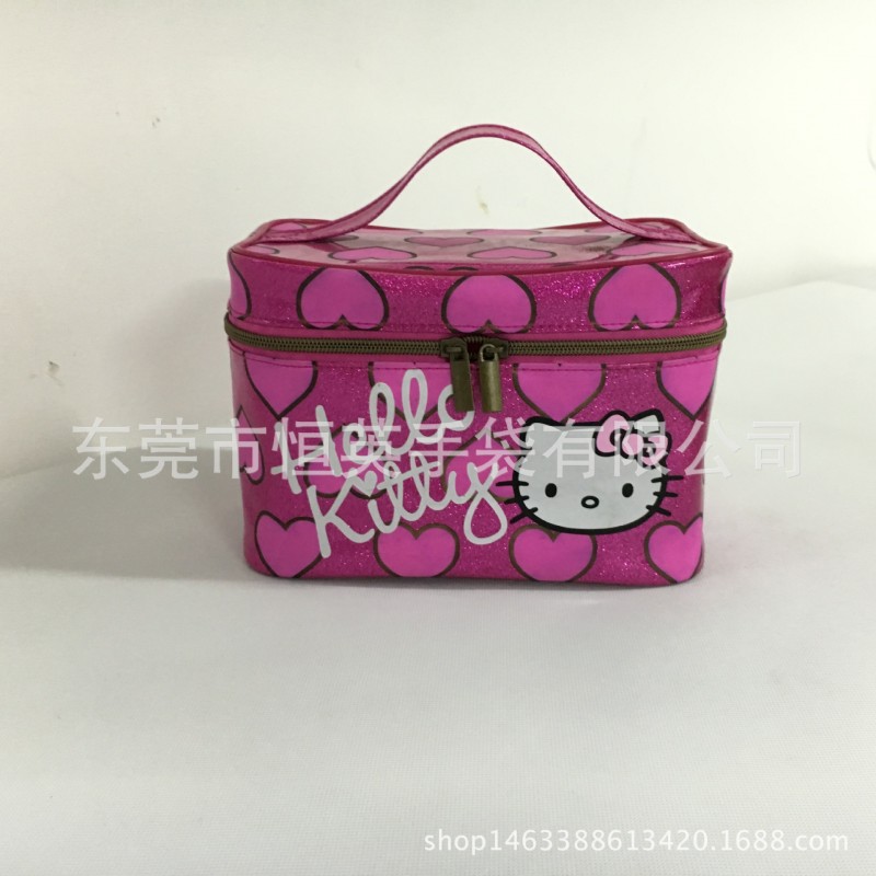 hello Kitty 防水化妝包 多功能收納包 巴黎鉆石半透明果凍包工廠,批發,進口,代購