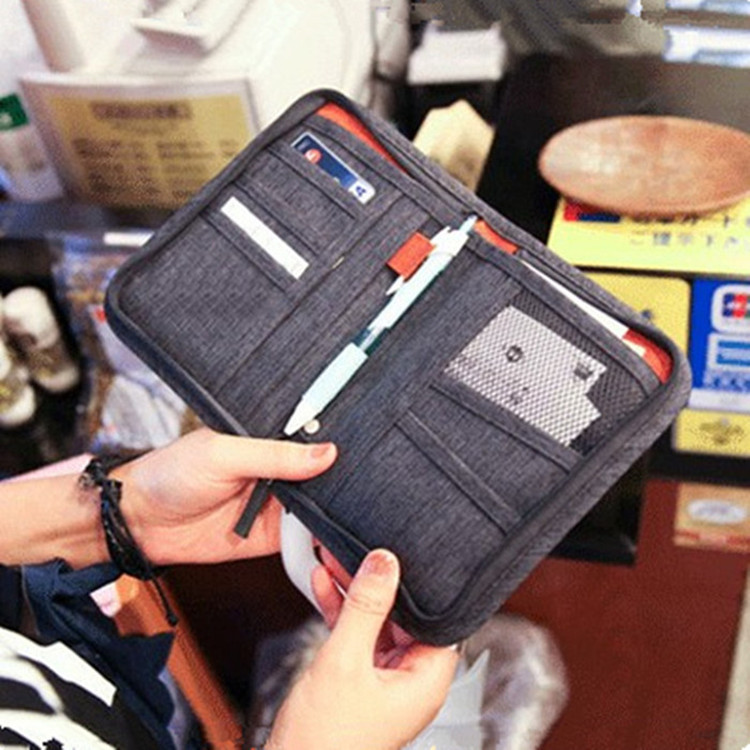 韓國旅遊卡包證件包旅行袋出國用護照包票據收納包男士多功能手包批發・進口・工廠・代買・代購