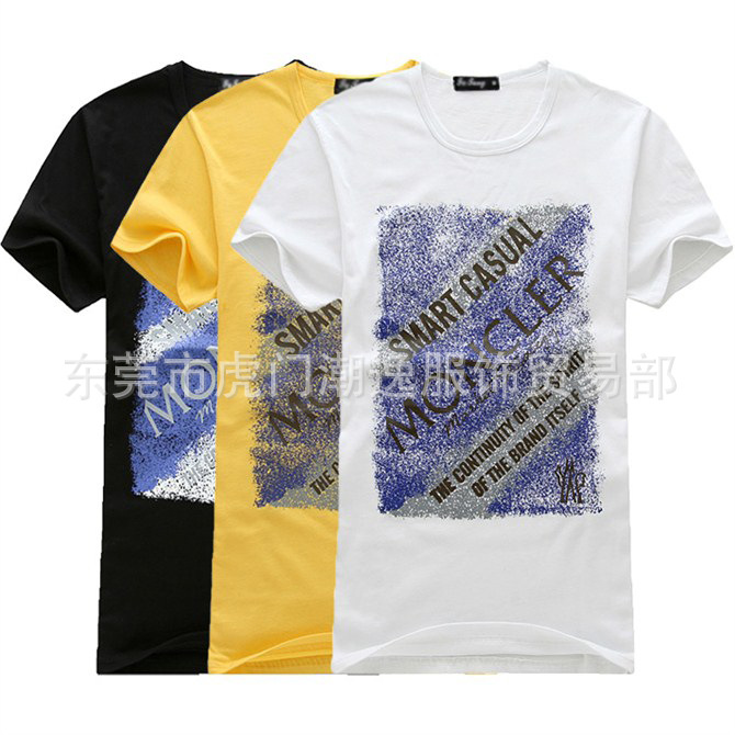 春夏季新品男裝韓版短袖t-shirt  韓版潮男裝純棉特價淘寶熱賣款工廠,批發,進口,代購