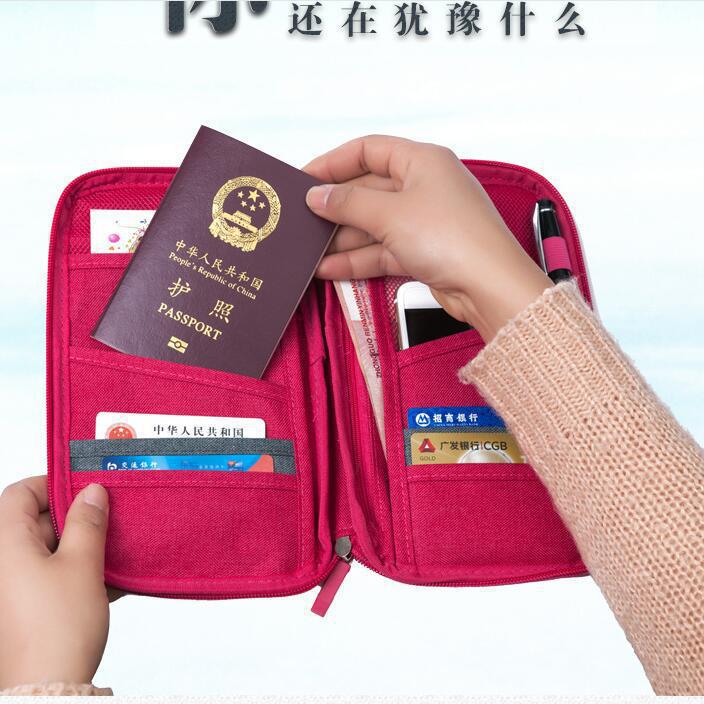 2016廠傢熱銷印刷護照夾手提卡包長款護照包多功能票據包手拿包批發・進口・工廠・代買・代購