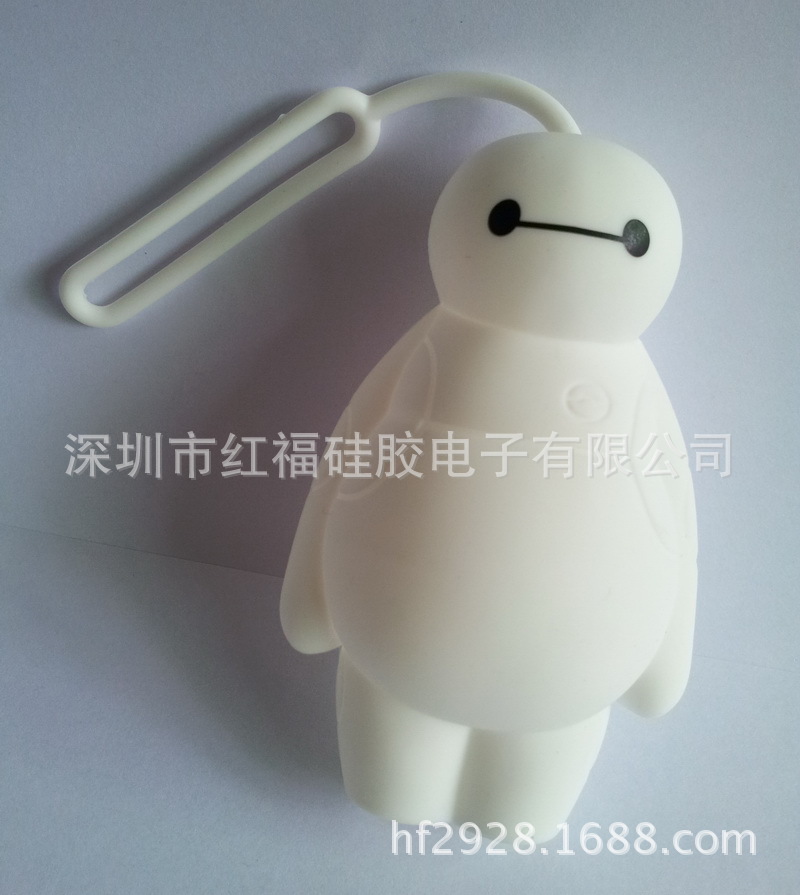 矽膠鑰匙包 超萌卡通人物大白鑰匙包 新款創意外貿禮品可定製logo工廠,批發,進口,代購