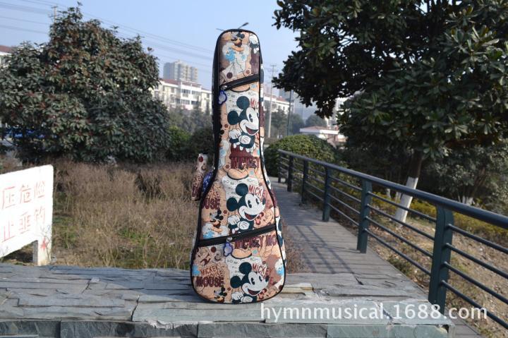 ukulele bag 21"&23"尤克裡裡10mm加厚防水皮革 歡迎OEM貼牌定製工廠,批發,進口,代購