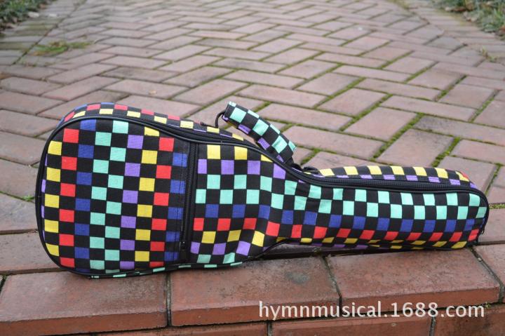 ukulele bag 21"&23"尤克裡裡包彩色方格加棉 歡迎貼牌OEM定製工廠,批發,進口,代購