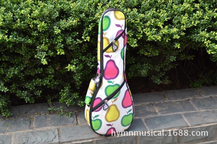 Ukulele bag尤克裡裡包 蘋果圖案 廠傢直銷 歡迎OEM貼牌定製工廠,批發,進口,代購