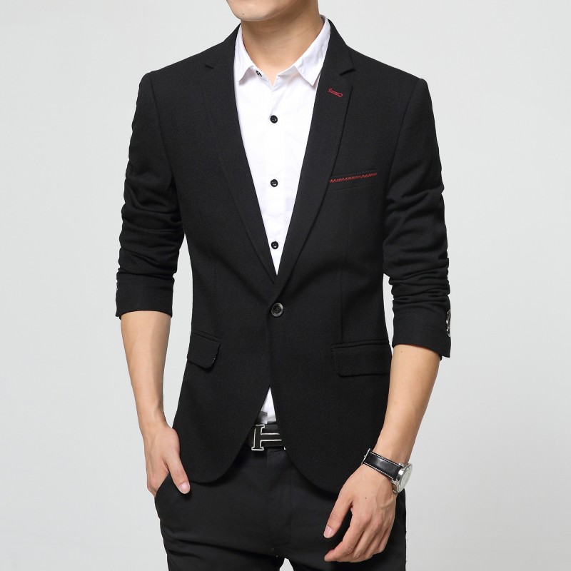 2016春季青少年男式韓版 男士小西服休閒男裝純色單件上衣工廠,批發,進口,代購