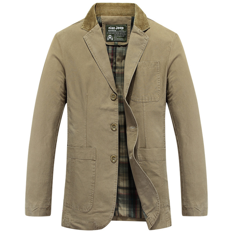 2015秋款新款夾克休閒西裝男式批發 nian jeep男裝夾克一件代發工廠,批發,進口,代購