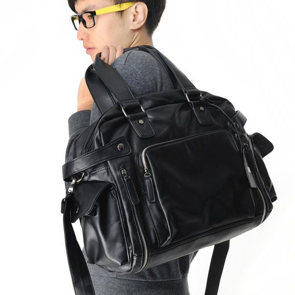2016新款單肩斜垮男士包旅行包休閒大容量電腦包手提包工廠,批發,進口,代購