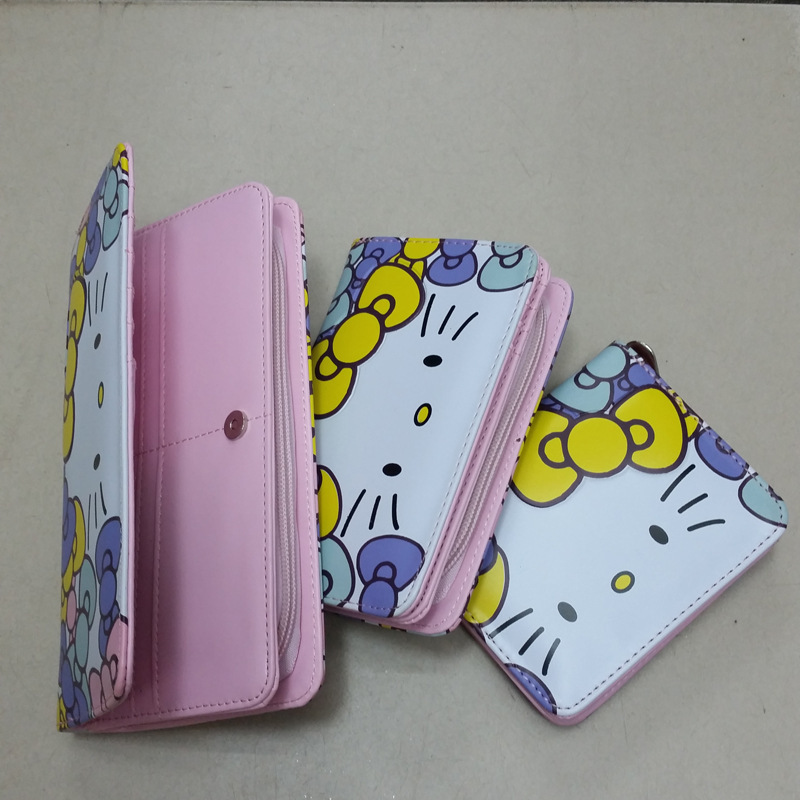 2015韓版新款hellokitty學生兒童卡通可愛長款錢包女 批發工廠,批發,進口,代購
