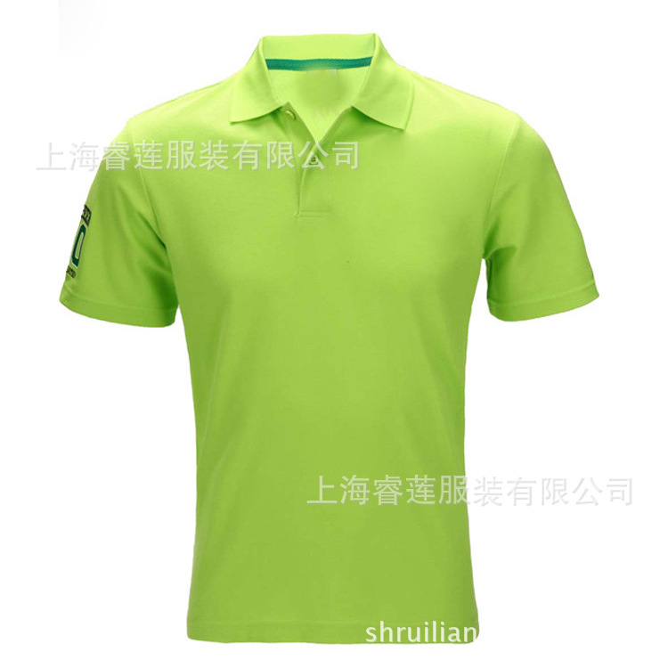 新款純棉運動polo衫 珠地短袖翻領工作服定做 文化衫班服來圖定製工廠,批發,進口,代購