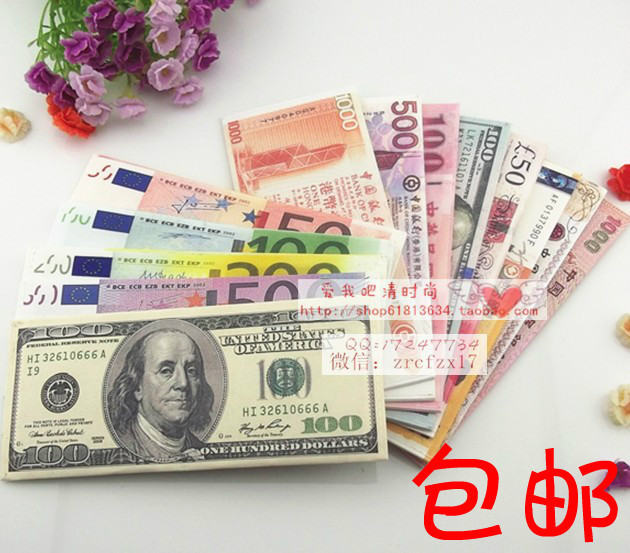 創意個性人民幣圖案錢包批發 帆佈短款錢夾時尚外幣卡通廠傢包郵工廠,批發,進口,代購