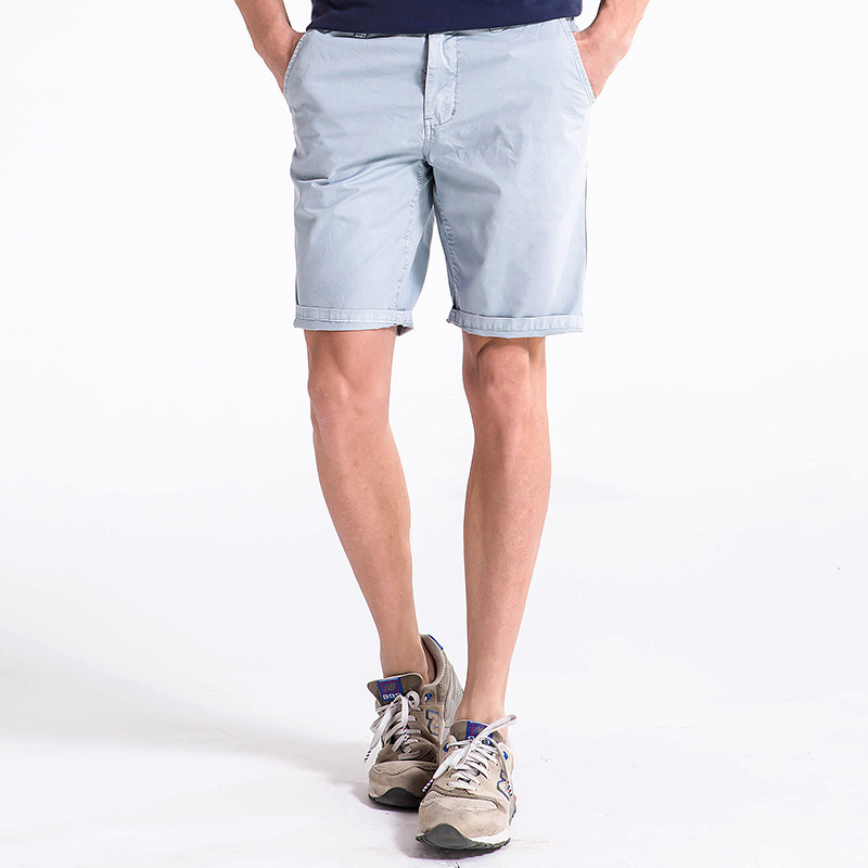 時尚男士修身版短褲夏季新款男士休閒棉質純色短褲一件代發F16批發・進口・工廠・代買・代購