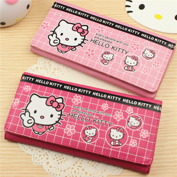 廠傢直銷 HELLO KITTY錢包 KT卡通長款PU皮女士錢包 時尚動漫錢包工廠,批發,進口,代購