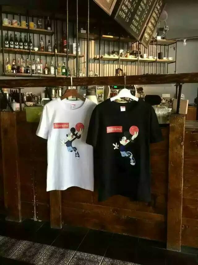 Mickey supreme box tee 卡通灌籃米奇Kobe 情侶款T恤批發批發・進口・工廠・代買・代購