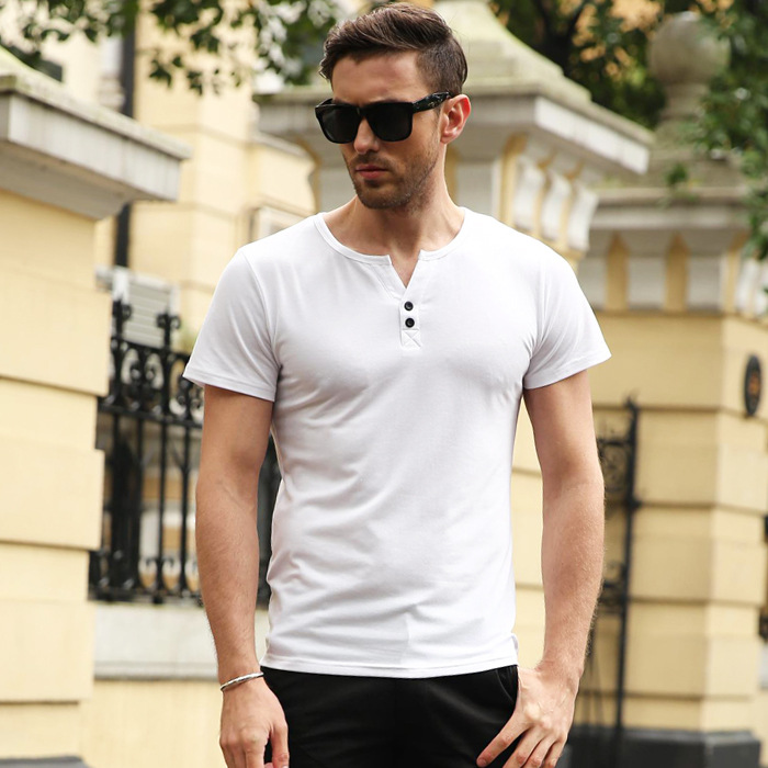 淘寶爆款廠傢直銷2016新款男式短袖T恤大碼裝純色打底衫一件代發工廠,批發,進口,代購