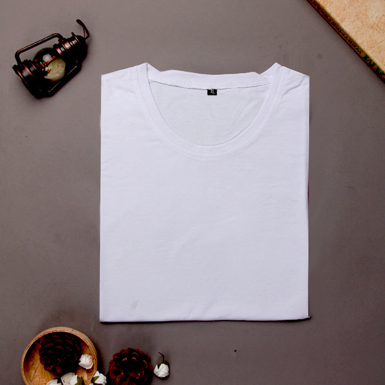 夏季純色男士短袖t恤 圓領修身男裝緊身打底衫體恤 白色潮工廠,批發,進口,代購