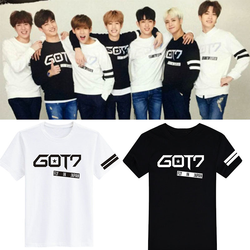 GOT7 FLY IN JAPAN演唱會打歌衣服王嘉爾JB同款短袖T恤 TXU993工廠,批發,進口,代購