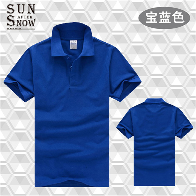 定做純棉翻領POLO衫定製夏季短袖工作服T恤廣告衫文化衫印字工廠,批發,進口,代購