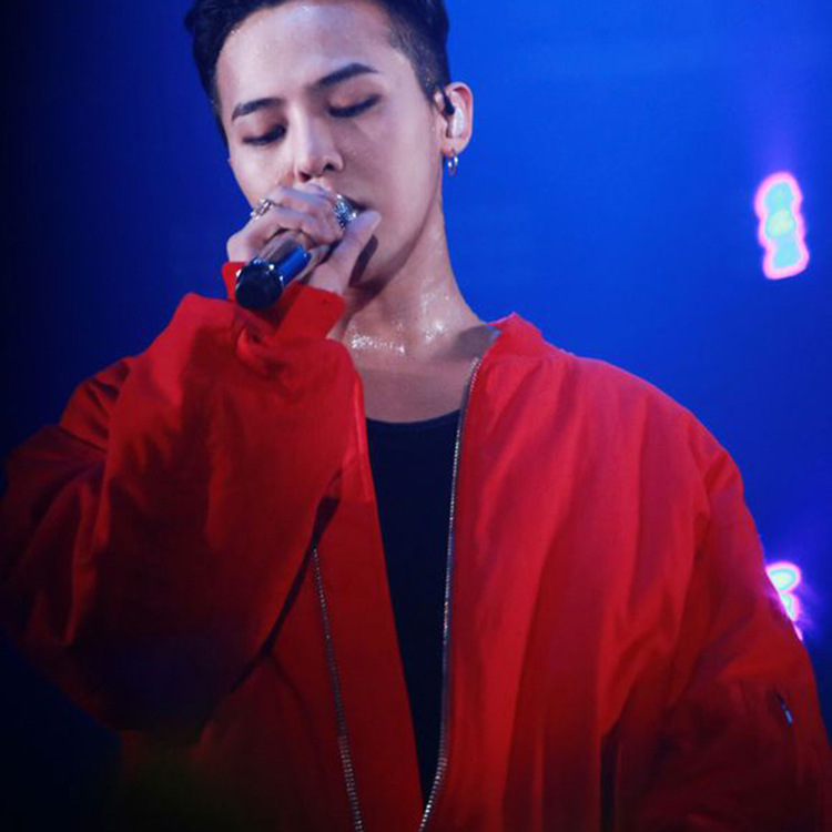 2016春款權志龍bigbang韓國首爾演唱會GD同款紅色夾克棒球服外套工廠,批發,進口,代購