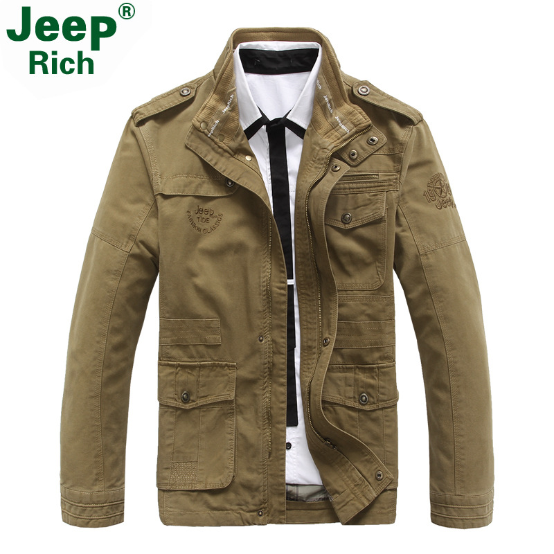 2015春秋熱銷爆款jeep rich男式休閒夾克 純棉立領男裝外套批發工廠,批發,進口,代購