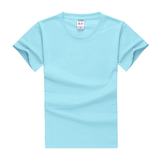 特價 200克純棉多色圓領廣告衫 空白短袖t恤 純色文化衫 可做班服批發・進口・工廠・代買・代購