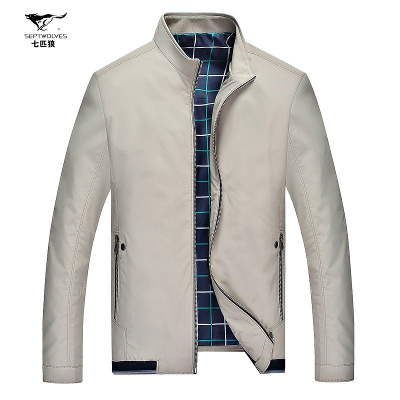 2016新款男裝夾克 品牌男式休閒夾克外套 高檔立領薄款茄克衫批發・進口・工廠・代買・代購