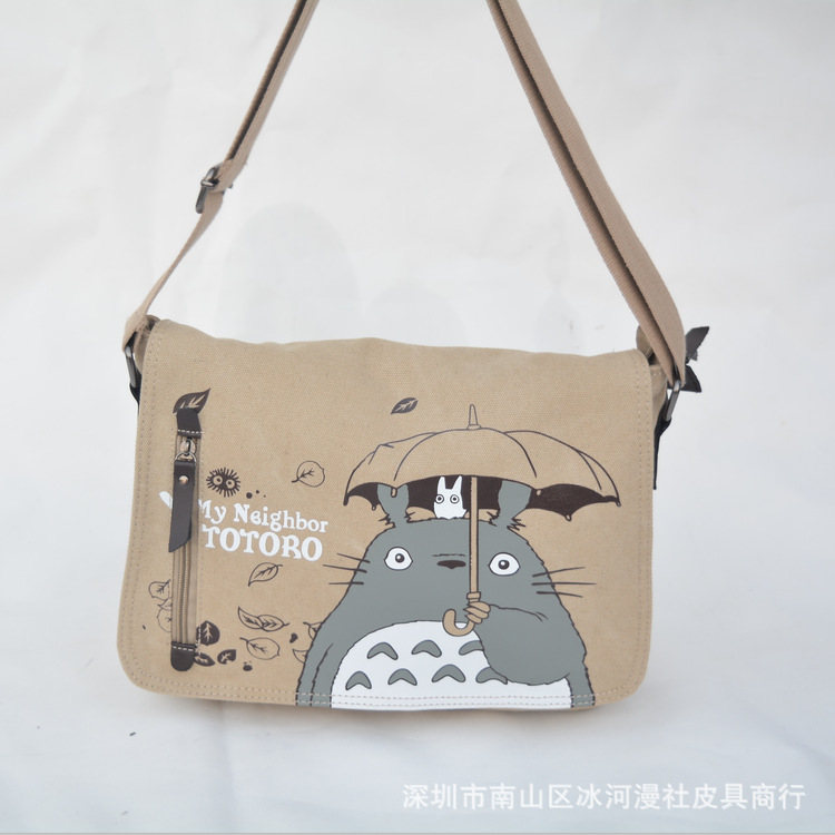 動漫單肩包龍貓Totoro盜墓筆記純棉洗水帆佈背包挎包批發代發工廠,批發,進口,代購