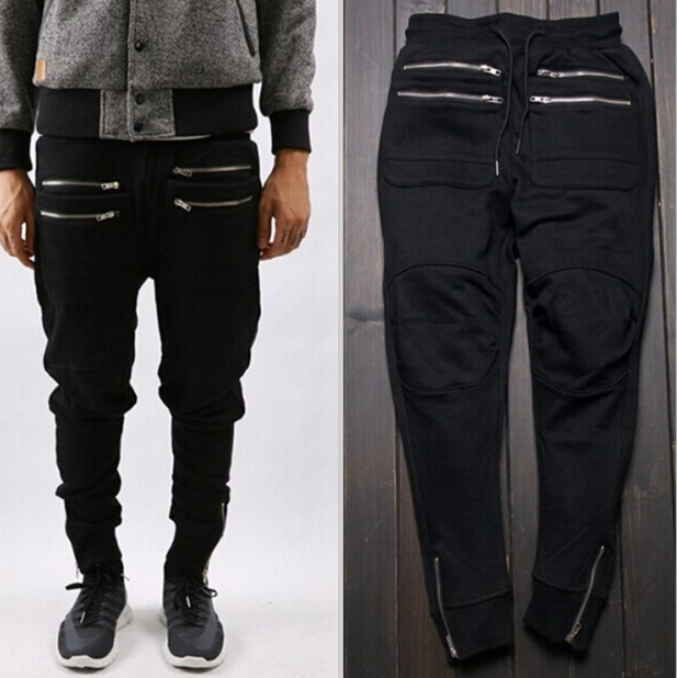 KMN0039 jogger pants 慢跑束腳褲休閒褲運動拉鏈縮口衛褲批發・進口・工廠・代買・代購