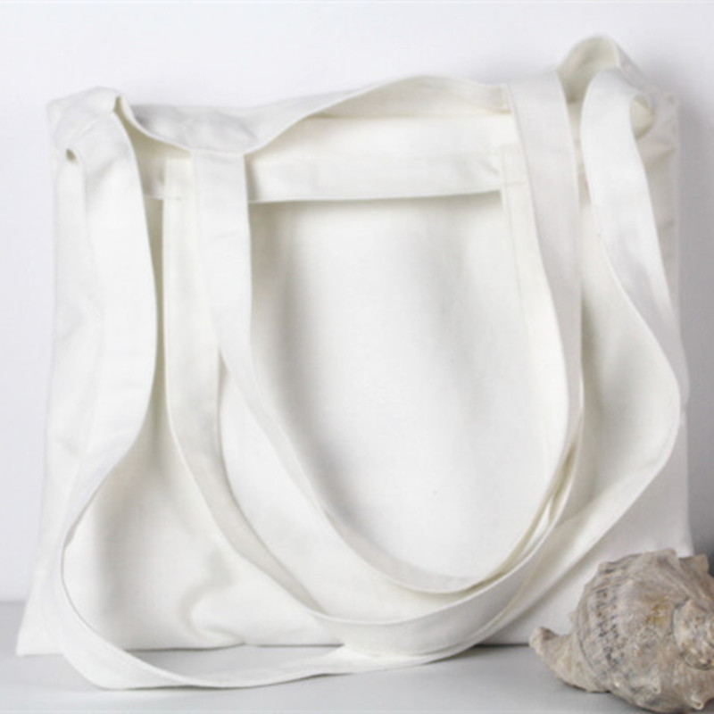 白色帆佈包袋斜挎佈包單肩手提12安純色牢固大容量環保棉麻可代發批發・進口・工廠・代買・代購