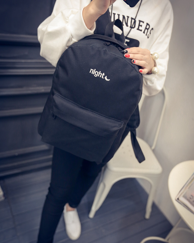 韓版女包2015新款小清新包包學院繡花學生書包帆佈雙肩包背包批發・進口・工廠・代買・代購
