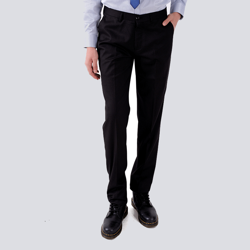 bomvey2015新款修身男士韓版修身西裝褲黑色間細條商務西裝褲加盟代理工廠,批發,進口,代購