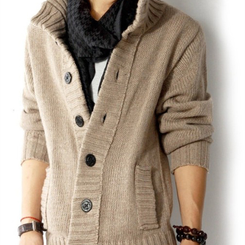 ebay男士爆款冬季新款 潮流時尚毛衣立領針織衫休閒開衫外套工廠,批發,進口,代購
