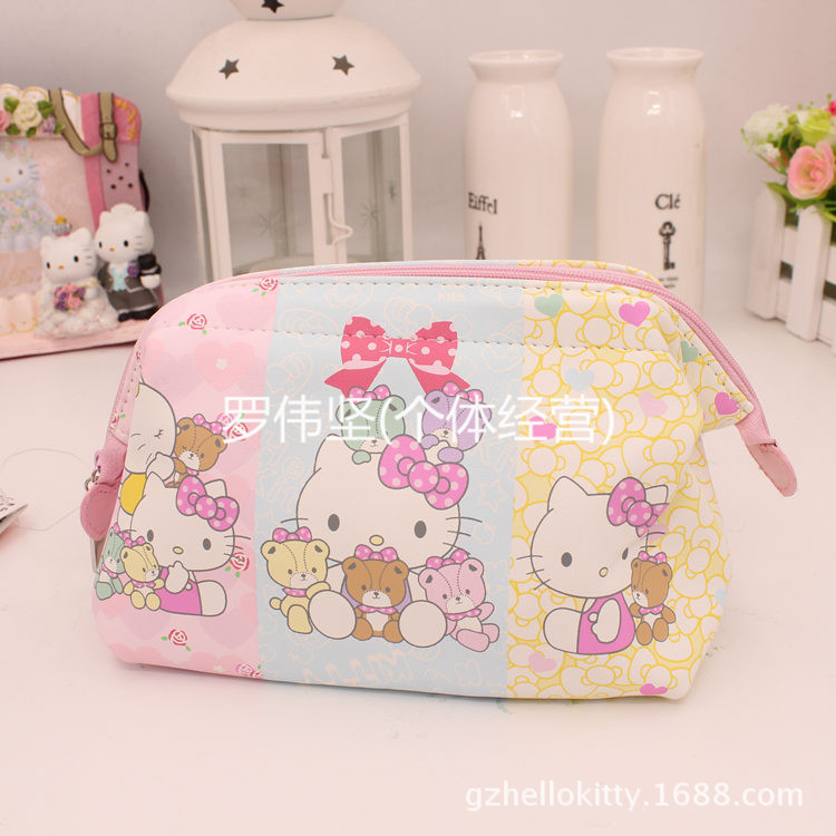 5860-新款hello kitty化妝包小號便攜韓國女士手拿收納包KK4579工廠,批發,進口,代購