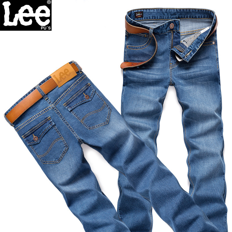 LEE PU'S新款男式牛仔褲 韓版時尚修身直筒牛仔褲潮男長褲 批發工廠,批發,進口,代購
