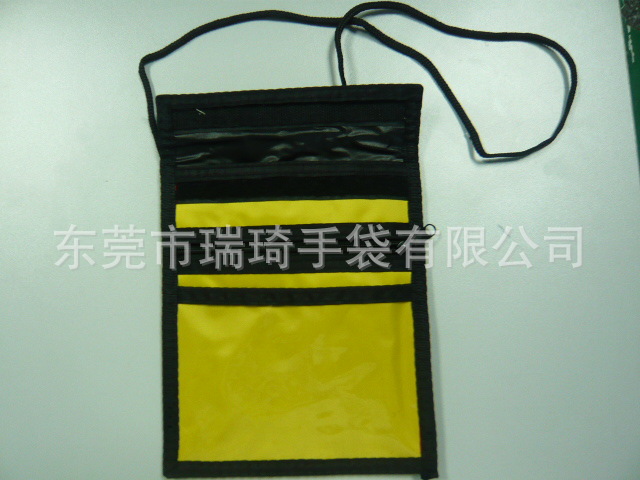 東莞工廠專業定製掛繩展會證件袋多功能滌綸行李證件袋出口工廠,批發,進口,代購