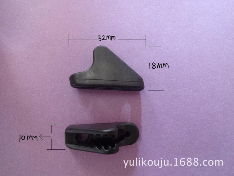 精品上市 品質保證 供應戶外帳篷配件 塑料三角調節繩扣工廠,批發,進口,代購