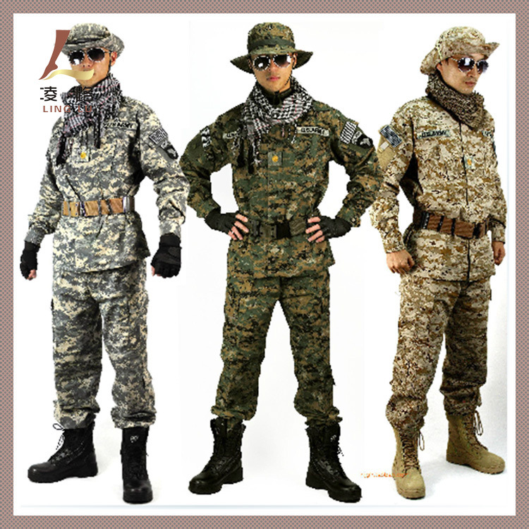 專業報價 打樣 定做 各類沙漠迷彩數位迷彩軍人服裝部隊BDU套裝批發・進口・工廠・代買・代購