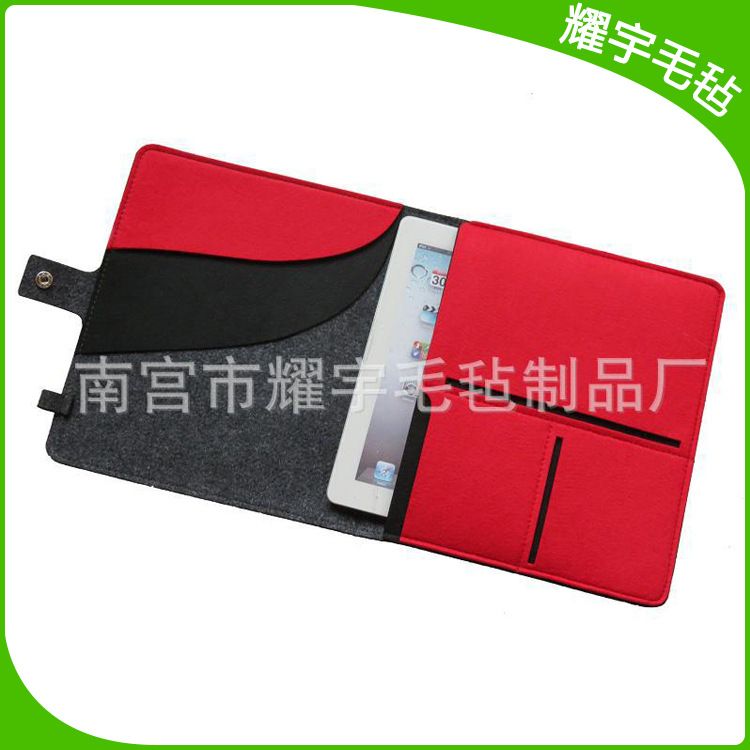 批發高端大氣羊毛氈ipad電腦包-廠傢直銷保護包套ipad電腦包工廠,批發,進口,代購